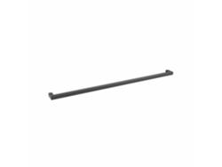 Juego de 25 tiradores de acero inoxidable para muebles con una distancia entre centros de 640 mm, barniz negro mate, HARDWAREXCHANGE