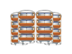 Paquete De 5 Cuchillas 24/16/8 Compatibles Con La Recortadora Eléctrica Gillette Fusion Proglide (batería No Incluida).