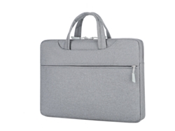 Bolso para portátil Chennnls gris sin tirantes de 15,6 pulgadas