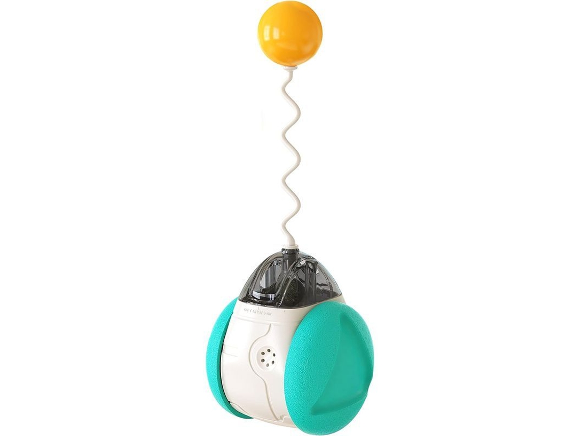 2026-juguete Para Gatos En Interiores Con Catnip, Carro De Equilibrio, Juguete Rotatorio Electrónico De Entrenamiento Iq Lago Azul