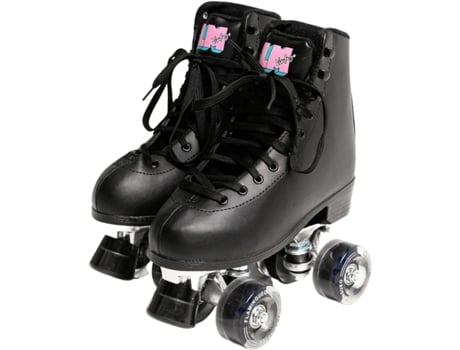 Patines 4 Ruedas Negros Talla 37 FLAMINGUEO