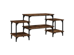 Maison Exclusive - Mueble Para Tv Madera Contrachapada Roble Ahumado 117x35x52 Cm
