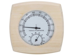 Termómetro E Hidrómetro De Madera 2 En 1 Para Sauna, Modelo 2025, Apto Para Medir La Temperatura Y La Humedad.