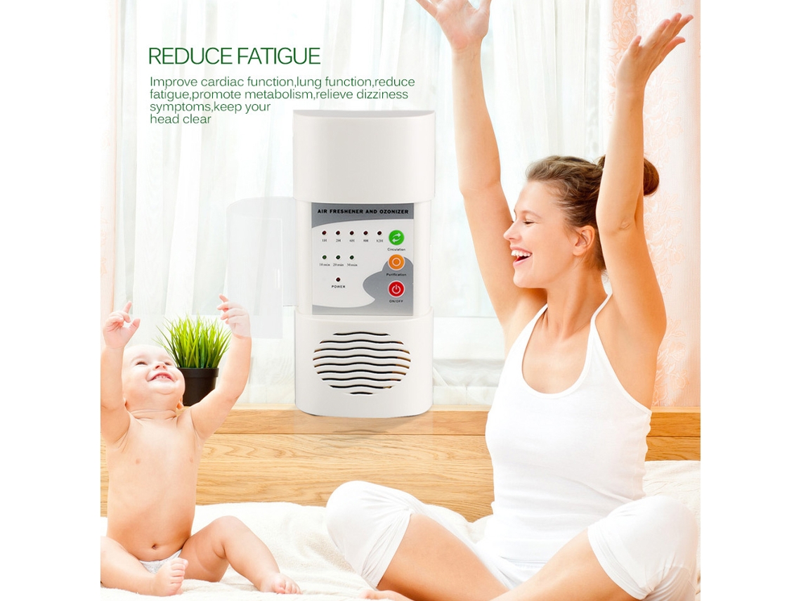 Purificador De Ar Ozonizador Portátil Desodorizante Sterilização 200mg/h 21-30 Eu Plug