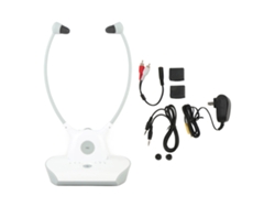 Audífonos Inalámbricos Para Tv 2.4ghz 3.5mm/rca Audífonos Con Amplificador Ajustable Para Tv Con Enchufe Estadounidense