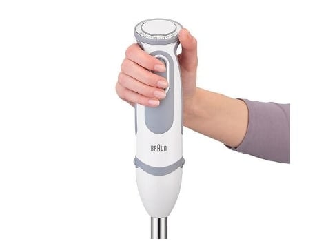 Batidora Braun Minipimer 5 Mq5245Wh 1,25 L Varita mágica 1000 W Gris Blanco