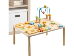Mesa De Actividades Para Niños Pequeños, Mesa De Juegos, Juguetes Educativos De Madera Con...