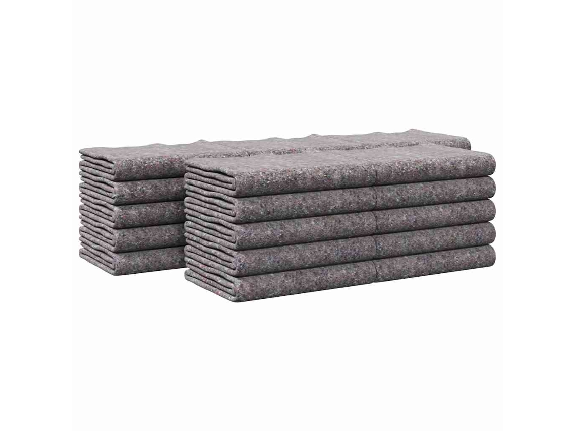 Mantas De Mudanza 25 Uds Gris 150 X 200 Cm Tela