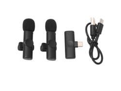 Vlrla-micrófono Lavalier Inalámbrico Con Reducción Automática De Ruido Y Reverb Para Entrevistas En Exteriores Y Transmisiones En Vivo