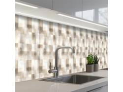 Salpicaderos De Cocina Textura - Lino - Beige 500x60 Cm