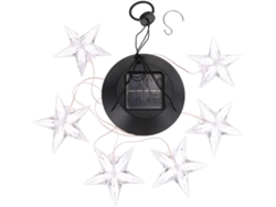 Guirnalda De Luces Solares Con Forma De Estrella Para Decoración Exterior