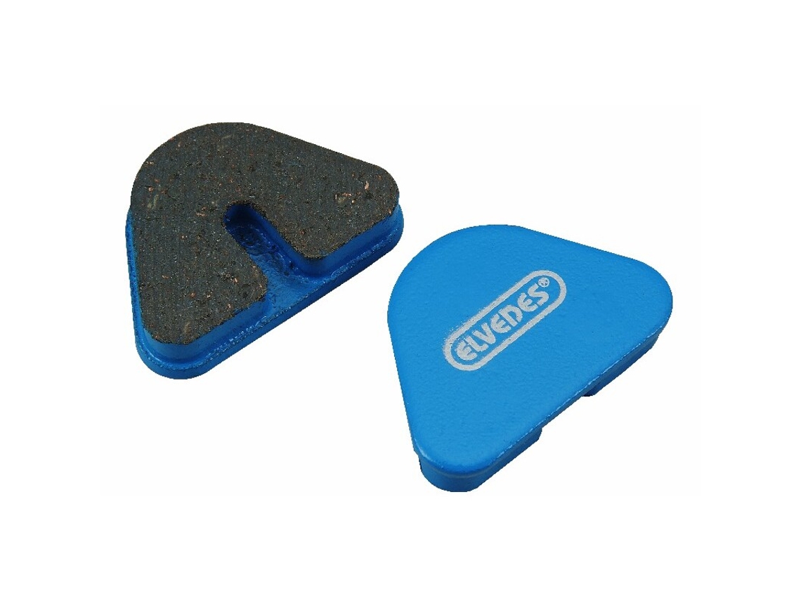 Par de pastillas de freno orgánicas para bicicleta Elvedes Diatech Twincam