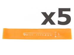 Banda Elástica BELLIFITNESS Naranja Fácil