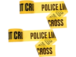 Cinta De Advertencia No Adhesiva De 2 Piezas, Línea Policial, Amarillo/negro, Señalización De Alta Seguridad.