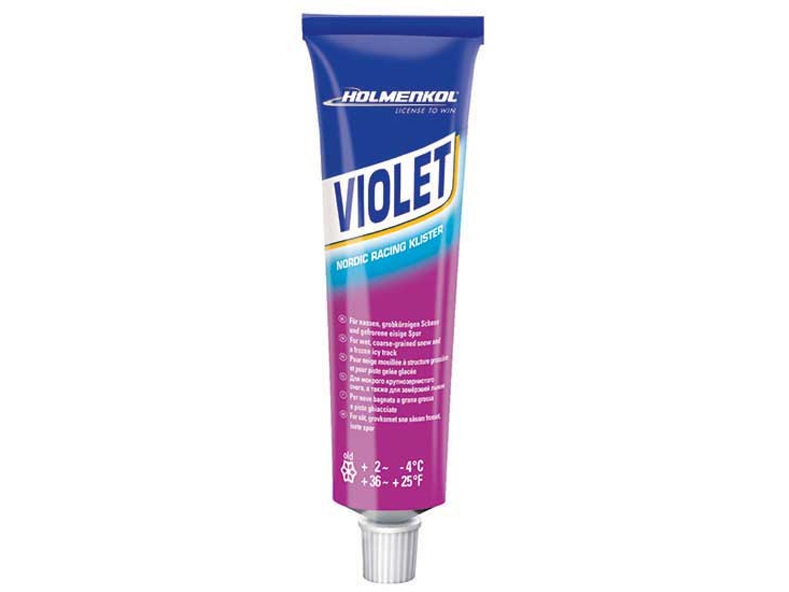 Cera HOLMENKOL Cera Klister violet +2°c/-4°c 60 Ml Roxo