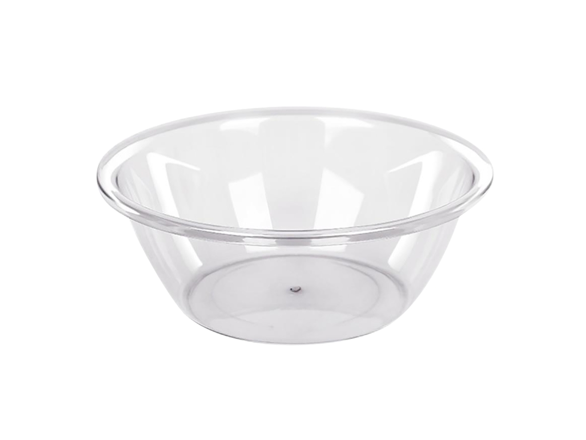 Lavabo transparente grueso para mascotas, duradero, multifuncional, redondo, transparente, para el hogar, cocina, baño, pequeño