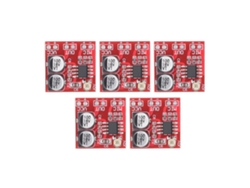 5 Piezas Módulo Amplificador Micrófono Electret Lm386 Ganancia Ajustable 20‑200x Dc4v‑12v