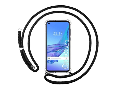 Carcasa Oppo A53 / A53s TUMUNDOSMARTPHONE Colgante Negro