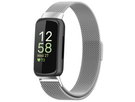 Correa Smartwatch para Fitbit Inspire 3 en metal milanés (Plata)