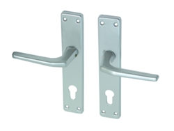 Tirador De Puerta En Aluminio Escudo Pc85 Modelo Recto WOVAR