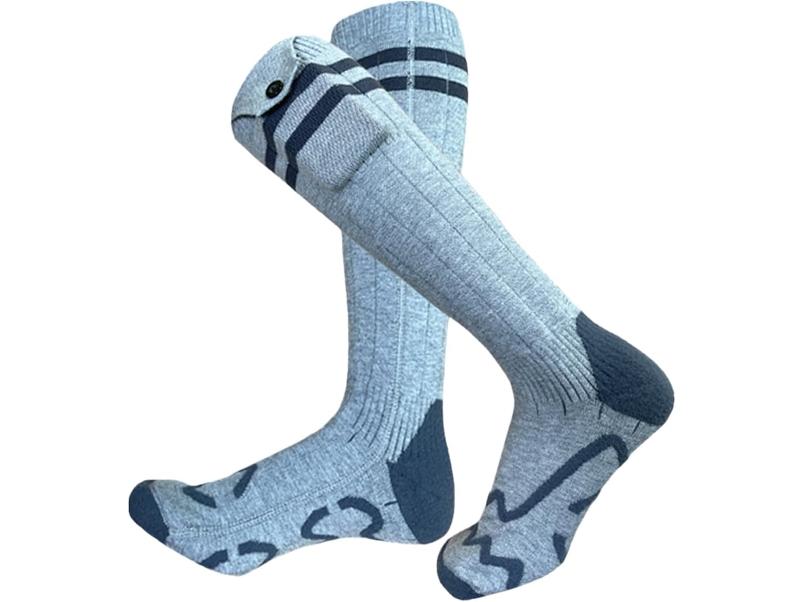 Calcetines Calefactables - Calentadores De Pies Eléctricos Lavables De Calentamiento Rápido Para Esq