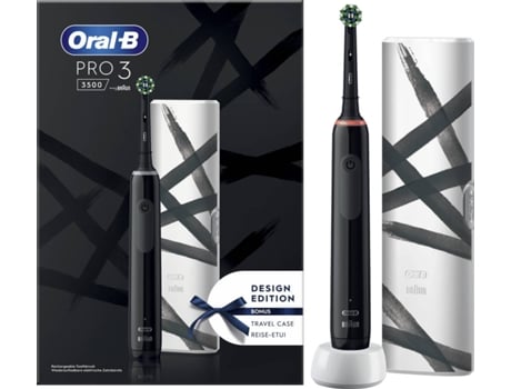 Cepillo de Dientes Eléctrico ORAL B Pro 3 3500 Design ED Negro