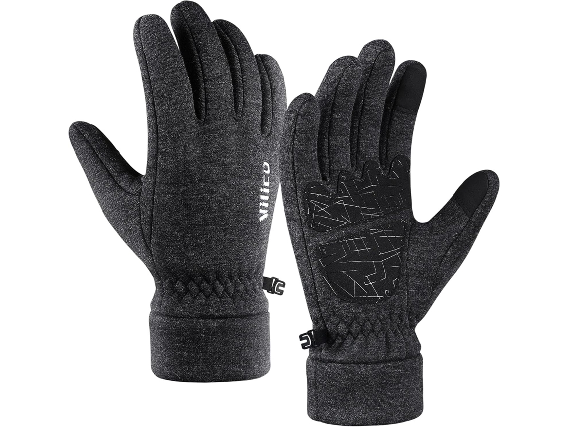 Guantes De Ciclismo De Invierno Con Aislamiento Térmico, Resistentes Al Viento, Dorso Antideslizante Y Buen Agarre.
