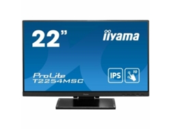 Monitor IIYAMA ProLite T2254MSC-B1AG (Negro - Full HD - Flicker free - 22" - Enchufe EU - 4 ms)