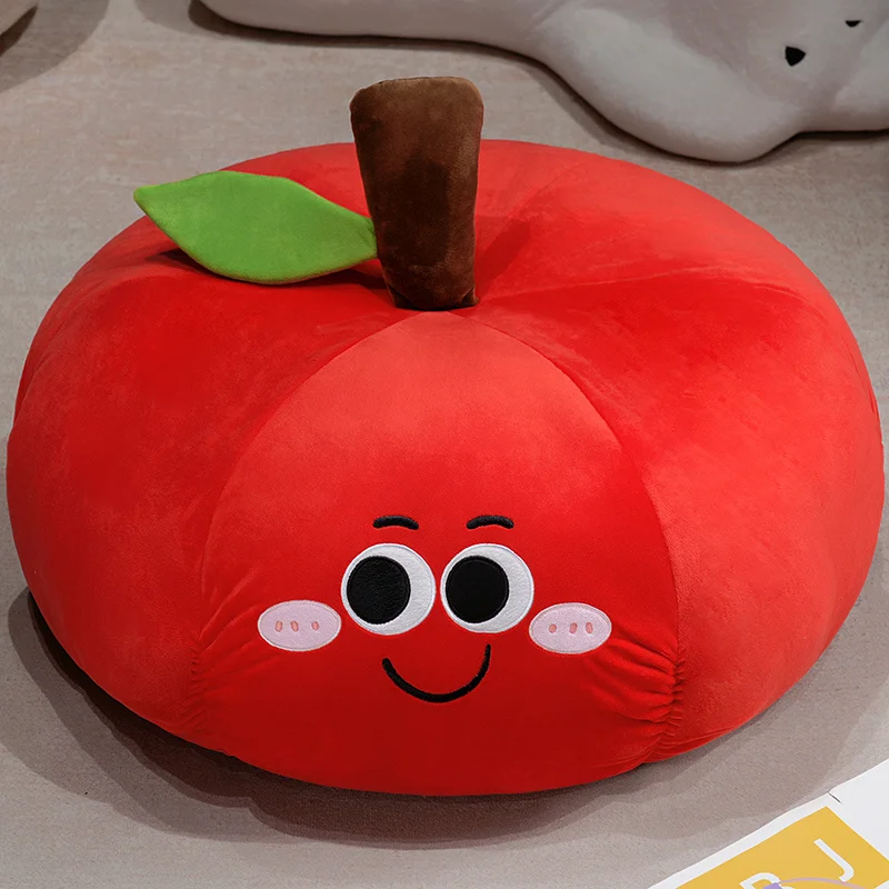 Cojín De Respaldo Para Adultos Con Forma De Manzana (happy 50cm), Suave Y Cómodo.