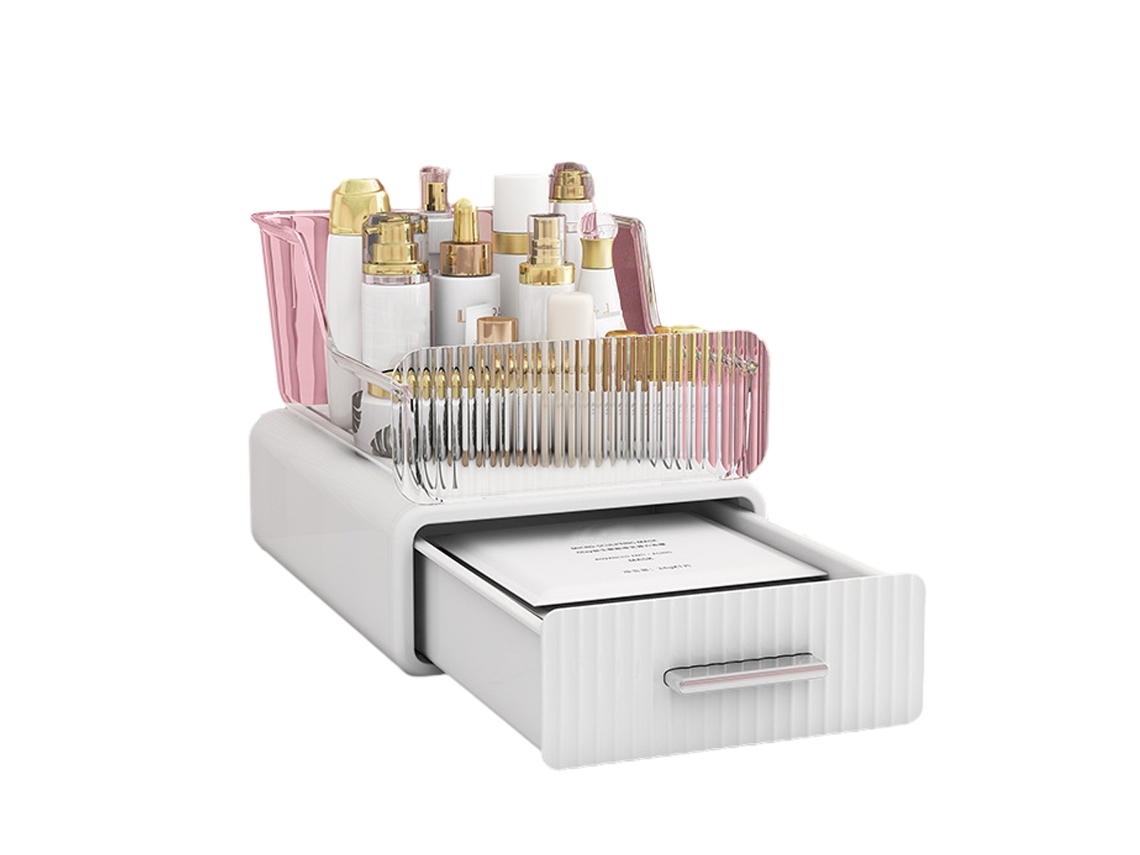 Organizador de maquillaje cajas acrílicas transparentes (25.5x18x17.5cm) Kofihety