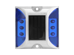 Rebe-luces Led Solares Para Suelo Impermeables, Marcadores De Carretera, Calle Y Entrada, Lámparas De Pincho Azules