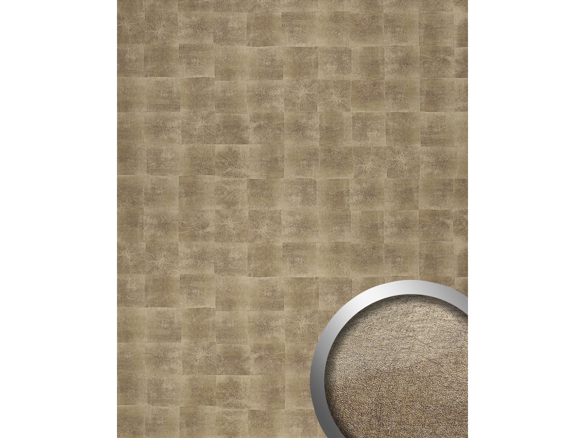 17846-Sa Panel de Pared Bajo Metal Bronce WALLFACE