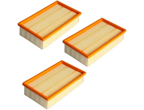 3pcs filtro de ar aspirador para karcher nt25 nt35 nt45 nt55 nt611
