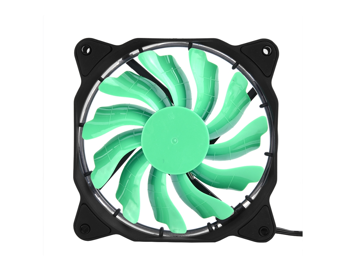 Ventilador De Refrigeración Silencioso Led De 120 Mm Para Caja De Pc, 3pin 4pin, Enfriador Verde Para Computadora