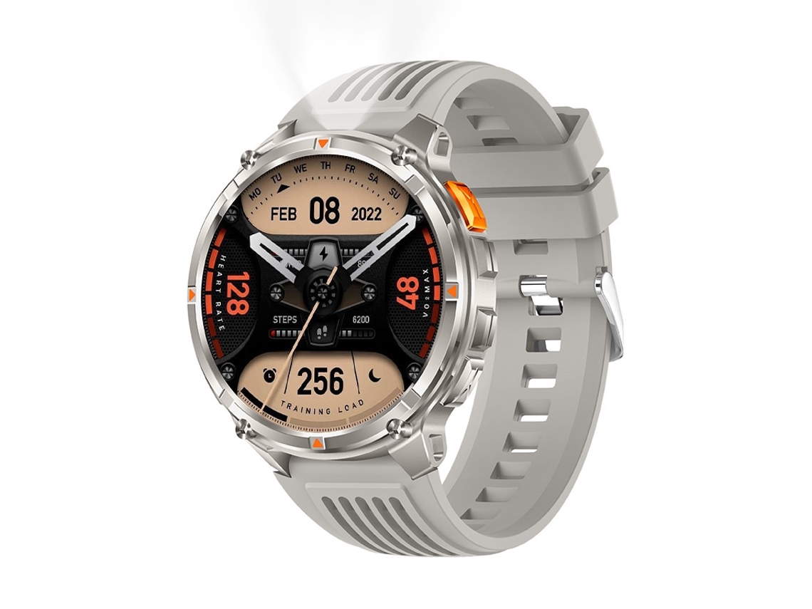Smartwatch Qs10 Con Pantalla Ips De 1,7 Pulgadas, Batería De 1100 Mah, Llamadas Bluetooth Y Monitorización De Salud (gris)