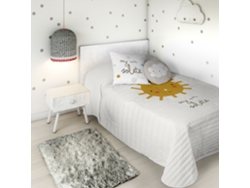 COLCHA BOUTI ESTAMPADA CAMA 105 ALGODÓN EXTRA SUAVE FABRICADO EN ESPAÑA SOLETE HACIENDO EL INDIO
