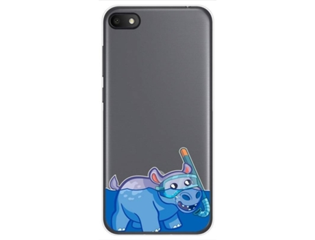 Carcasa Alcatel 1V 2019 TUMUNDOSMARTPHONE Dibujos Transparente Multicolor