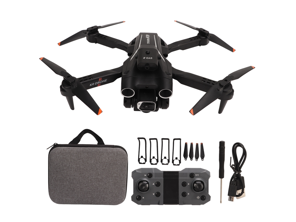 Dron Cuadricóptero Rc Plegable Con Cámara Dual 4k Hd De 150°, Sistema Para Evitar Obstáculos, Para Mayores De 14 Años.