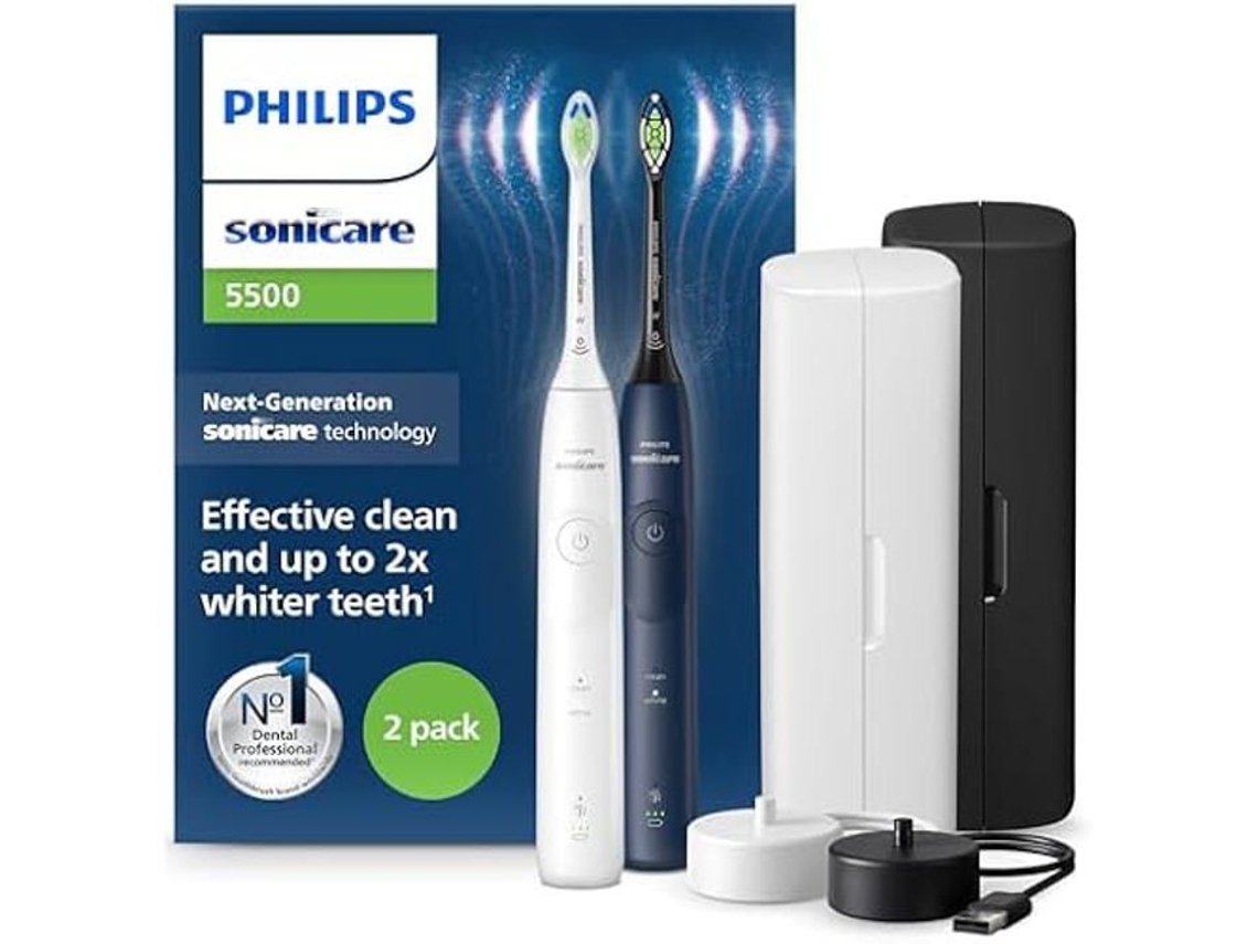 Cepillo de dientes eléctrico PHILIPS Sonicare 5500 modos