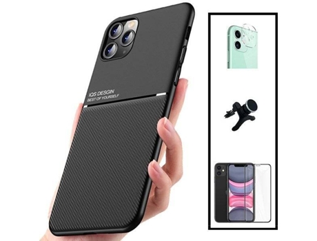 Carcasa + Protector + Soporte iphone 13 Pro Max PHONECARE Magnetic Lux Negro 88018
