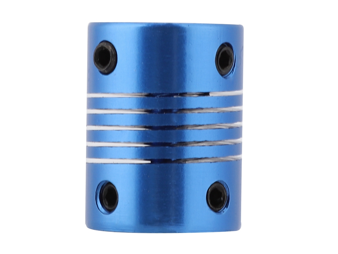 Acessórios Para Impressora 3d (motor De Conexão, Buffer Elástico) Acoplamento Elástico 5*5mm (azul)