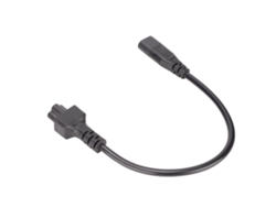 Adaptador De Cable De Alimentación Iec320 C8 Macho A C5 Hembra Para Adaptadores De Corriente De Portátiles 100-250v