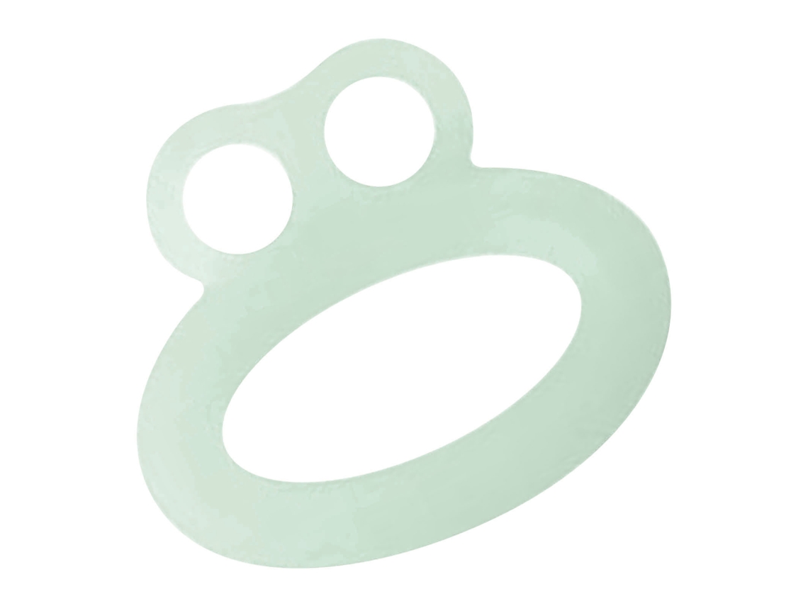 Anillo De Entrenamiento De Fuerza Con Agarre De Caucho Tpr Translúcido Azul Claro Para Niños Y Rehabilitación.