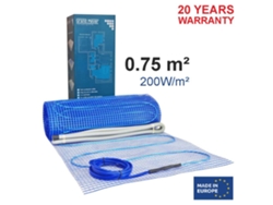 Manta calefactora eléctrica para suelo radiante de 0,75 m², 200 W/m², 150 W, Grand Meyer