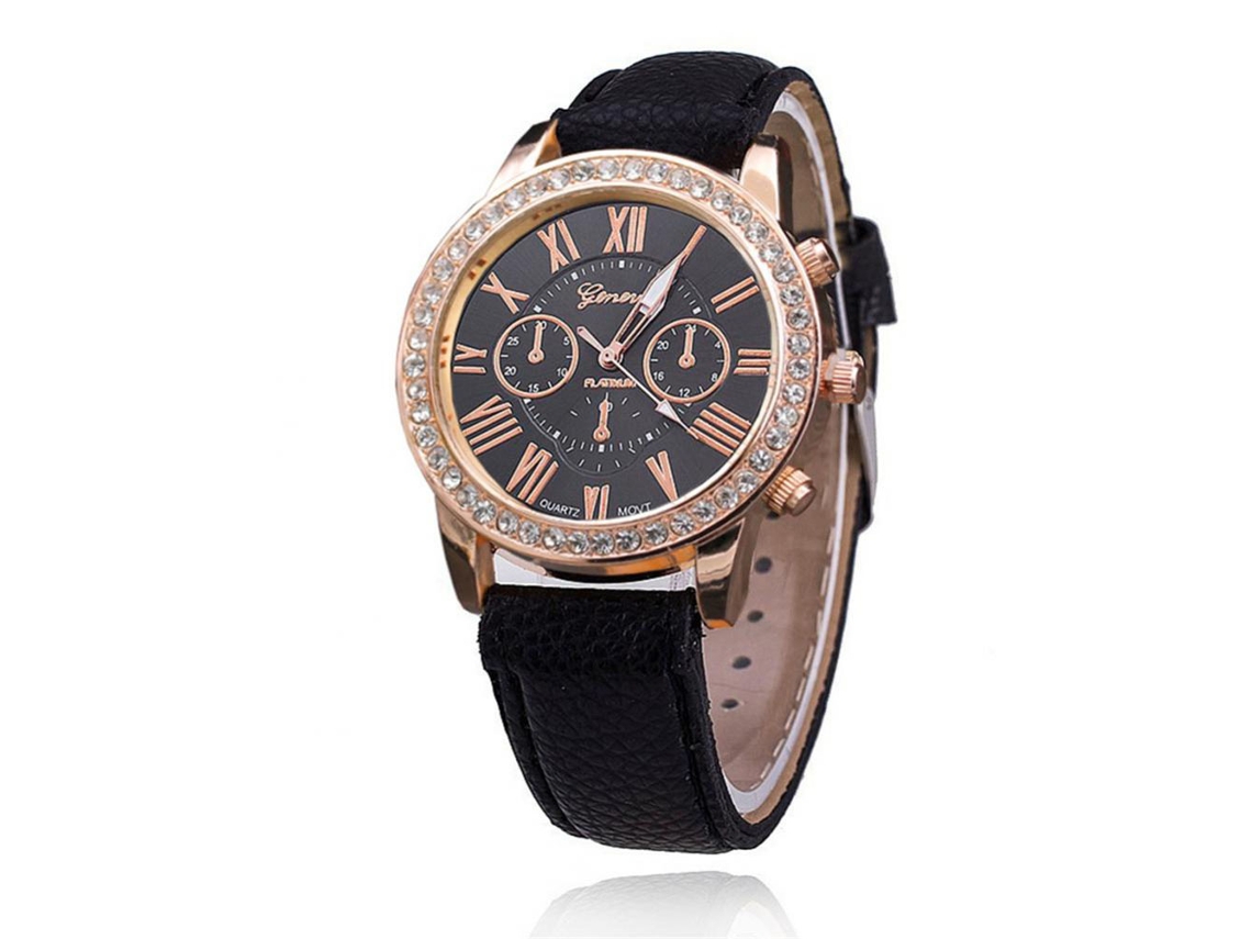 Relógio De Pulso Feminino Quartz Casual Com Padrão Animal Cartoon Lvpai (vermelho)