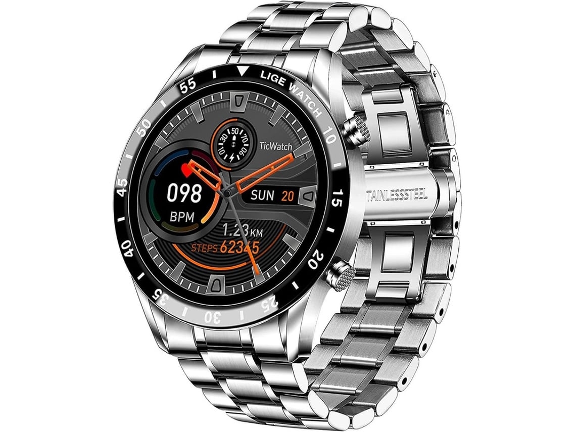 Reloj inteligente para hombre con pantalla táctil de 1,3 pulgadas, monitor de frecuencia cardíaca, sueño y actividad, con certificación IP67 de Yunzii.