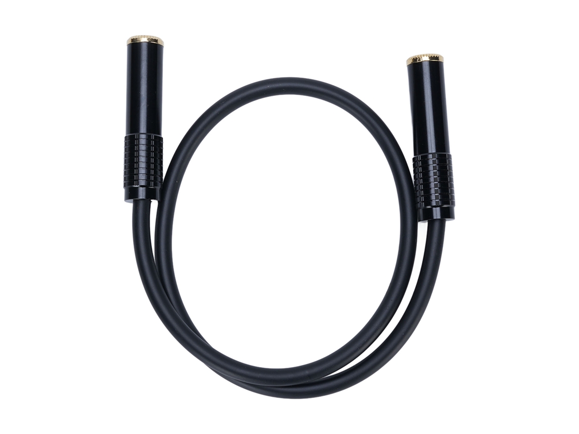 Cabo De Extensão De Som 6.35mm Fêmea Para Fêmea 1/4 Polegada Ts Mono Para Amplificador, Caixa De Som E Guitarra