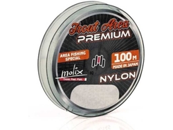 Línea de Pesca de monofilamento MOLIX Trout Area Premium Nylon (0.128 mm - 0,20 mm)