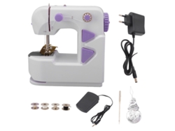 MEOIRUERY Máquina de Coser Portátil Eléctrica Mini de Mesa 100-240V para Proyectos Pequeños y Reparaciones Rápidas