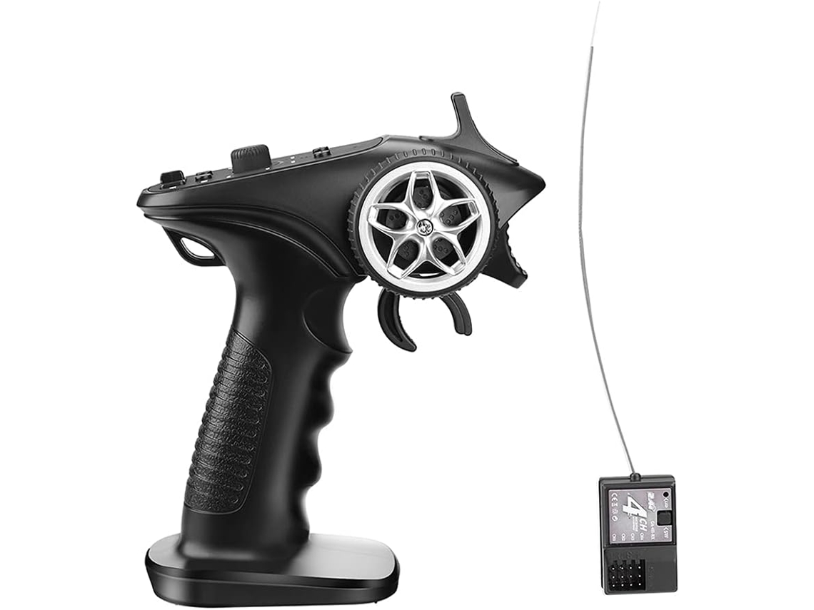 Transmisor De Radio De Control Remoto Digital Ga-4h-tx De 4 Canales Y 2,4 Ghz Para Coches Rc De Escalas 1/8, 1/10, 1/16 Y 1/32.